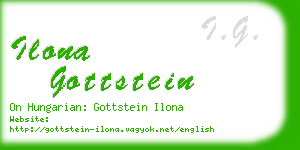 ilona gottstein business card